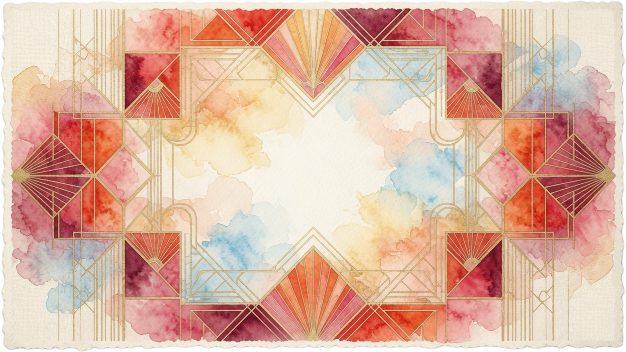 Weather Systems · art deco watercolor keepsake